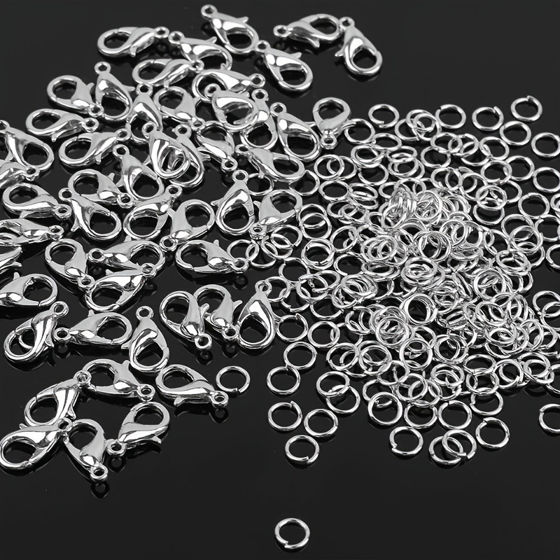 Jewelry Making Ring Tool - 1/2/300 Stück Karabinerverschlüsse Offene Biegeringe Kombi-Set