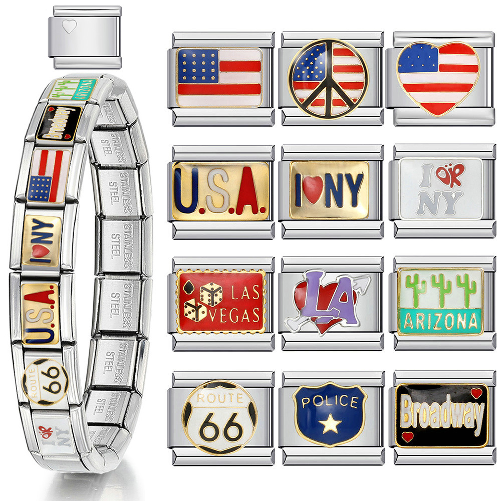 Jewelry Making New York - 1 Stück Y2K italienisches Charm-Armband aus