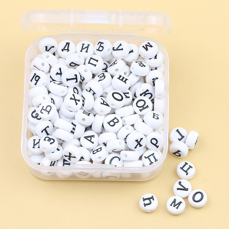 Jewelry Making 4 Year Old - 1 Box 200 Pcs Weiß 4x7mm