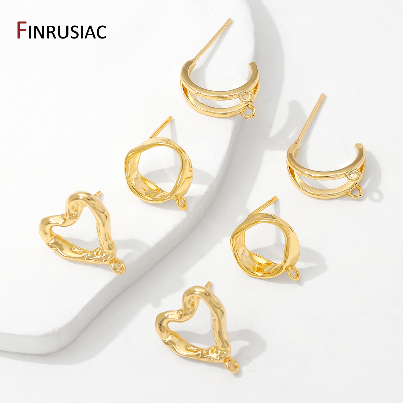 Jewelry Making Earring Supplies - DIY Ohrringe Schmuckherstellung Zubehör 14K vergoldetes