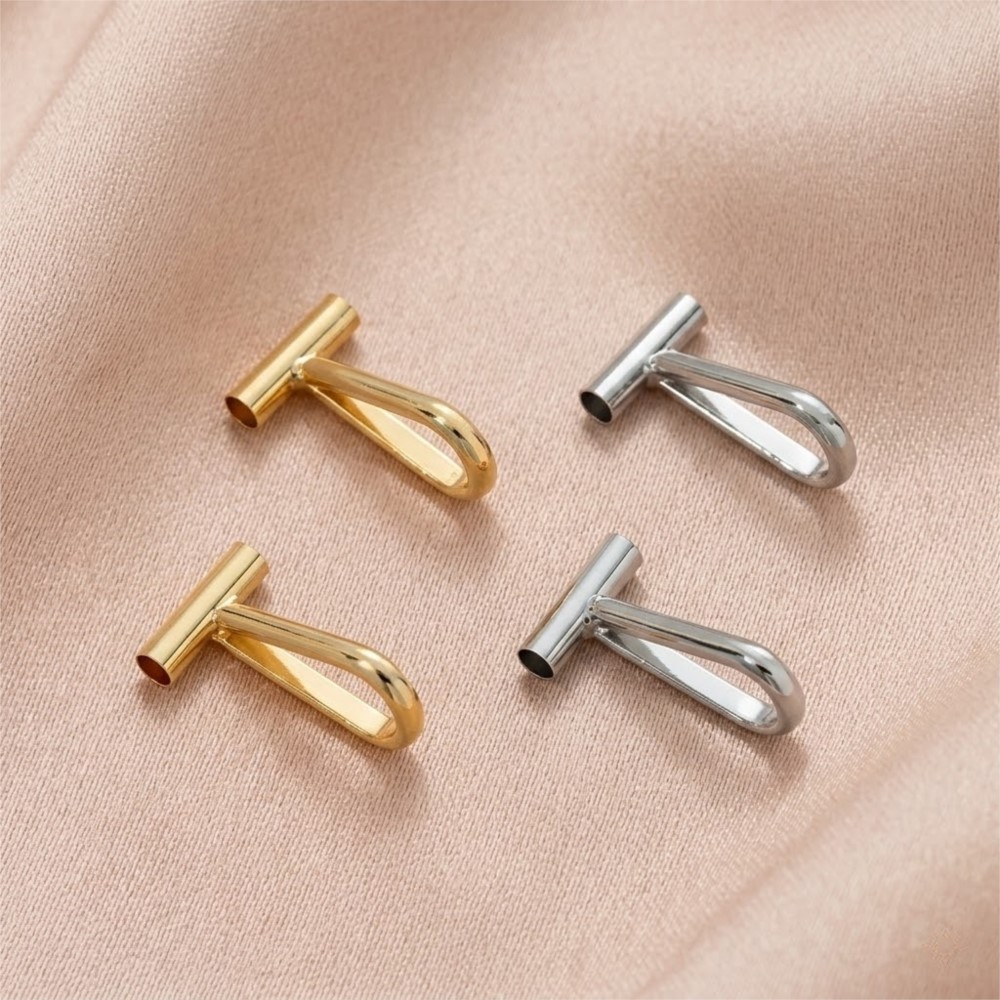Jewelry Making Brass - 2 Stück 14K Messing Vertikaler Anhängeradapter