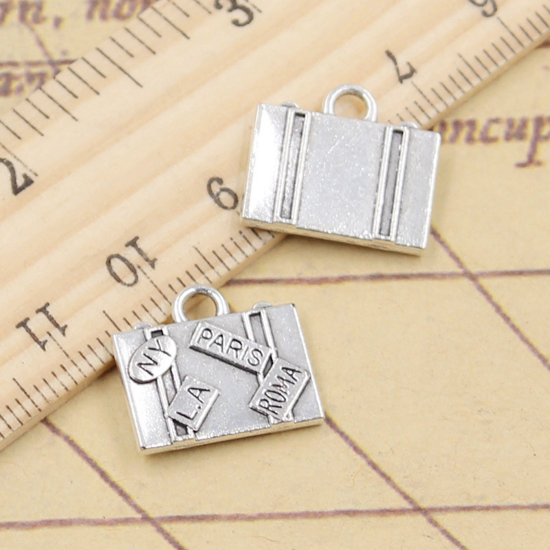 Jewelry Making New York - 10 stücke Charms Reisetaschen New York