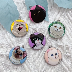 10 Stück Cartoon-Tier-Katzen-E – Jewelry Making Earring Supplies Bewertung und Preis