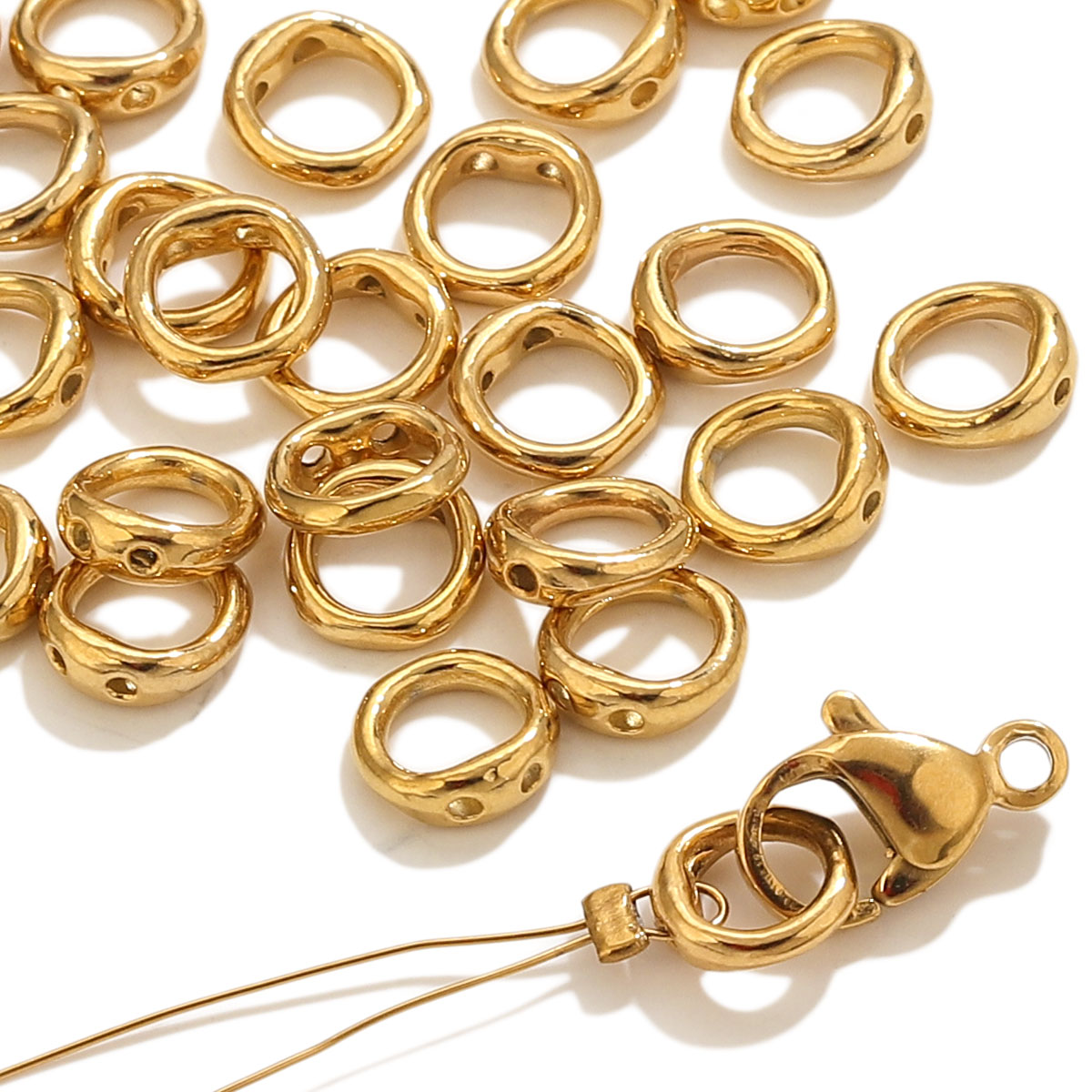 20 Stück Edelstahl-Verschlüsse – Jewelry Making Metals Bewertung und Preis