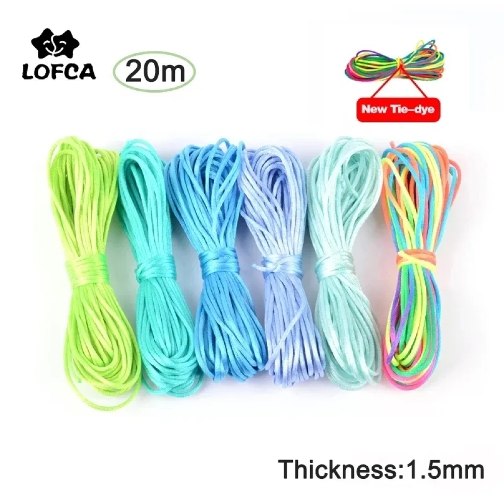 20 mt/los DIY Nylon Schnüre 1, – Knotting Cord Silk Bewertung und Preis