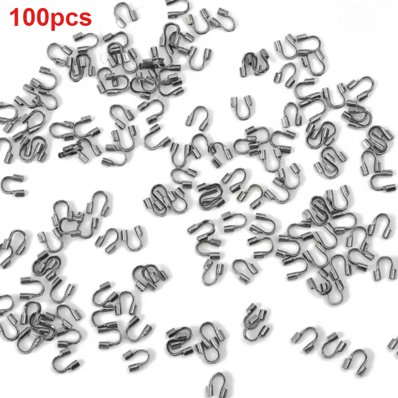 100 Stück 4x4,5mm Drahtschutzs – Jewelry Making Loops Bewertung und Preis