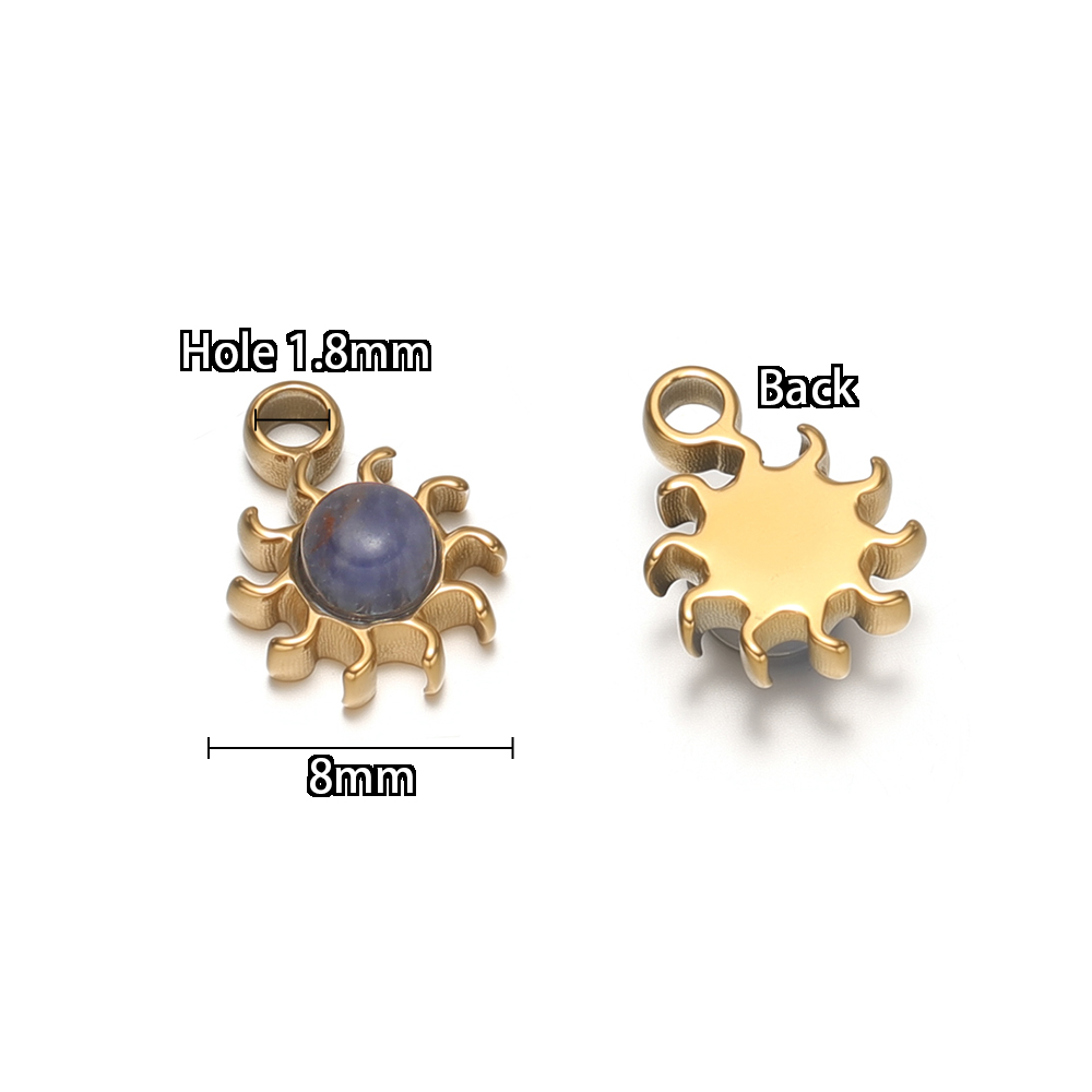 5 Stück Edelstahl-Anhänger, 8m – Jewelry Making With Stones Bewertung und Preis