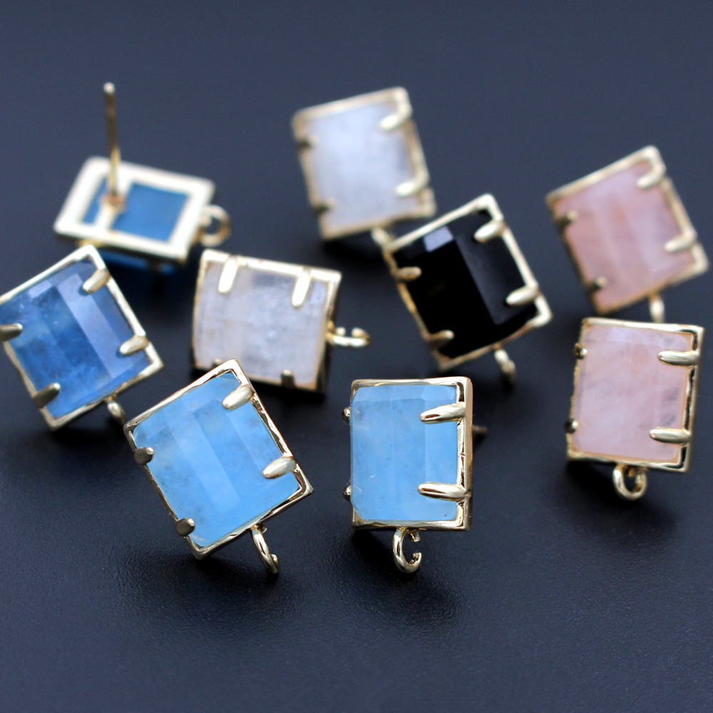 6 Paar farbige rechteckige Ste – Jewelry Making Loops Bewertung und Preis