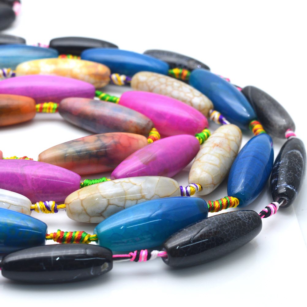 Natürliche Stein Bunte Große A – Jewelry Making Store Bewertung und Preis