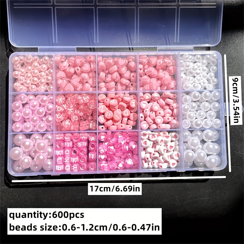 10-teiliges rosa Alphabet-Set, – Jewelry Making Organizer Box Bewertung und Preis