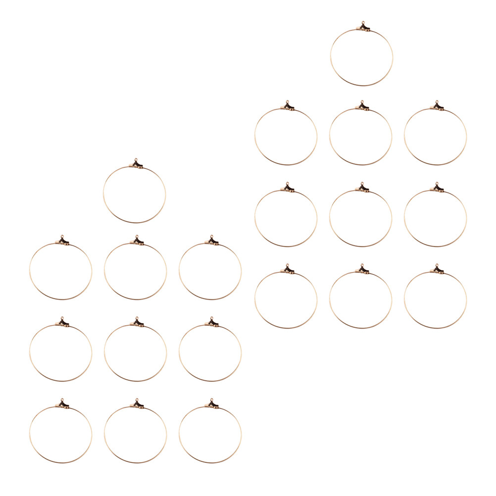 20 Stück Kupfer-Ohrringringe D – Jewelry Making Store Bewertung und Preis