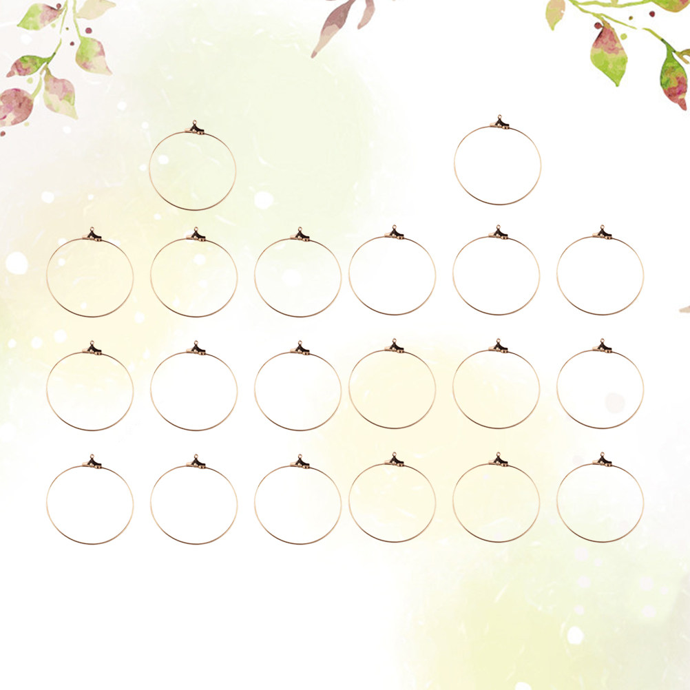20 Stück Kupfer-Ohrringringe D – Jewelry Making Store Bewertung und Preis