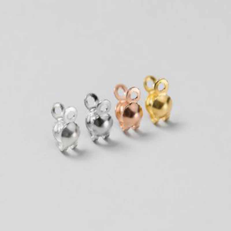 4 Stück Echte Reine 925 Sterli – Jewelry Making Metals Bewertung und Preis
