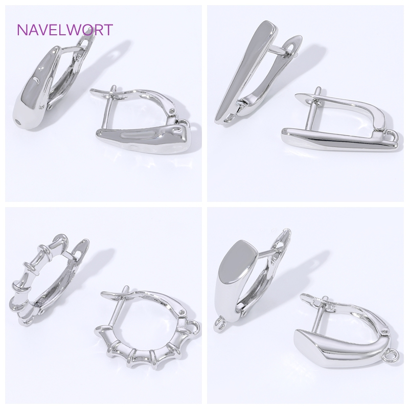 18K vergoldete, glatte Ohrring – Jewelry Making Earring Supplies Bewertung und Preis