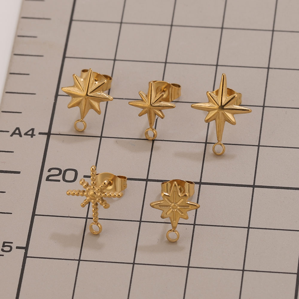 6 Stück Edelstahl-Stern-Ohrste – Jewelry Making Techniques Bewertung und Preis
