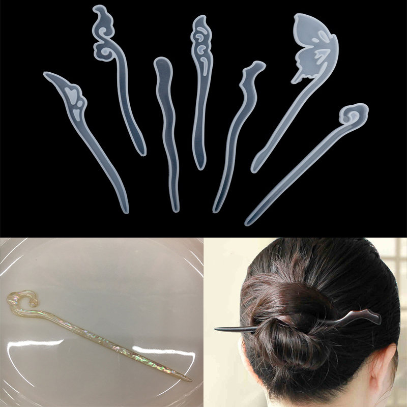 1Pcs Haarnadel Haar Stick Sili – Jewelry Making Techniques Bewertung und Preis