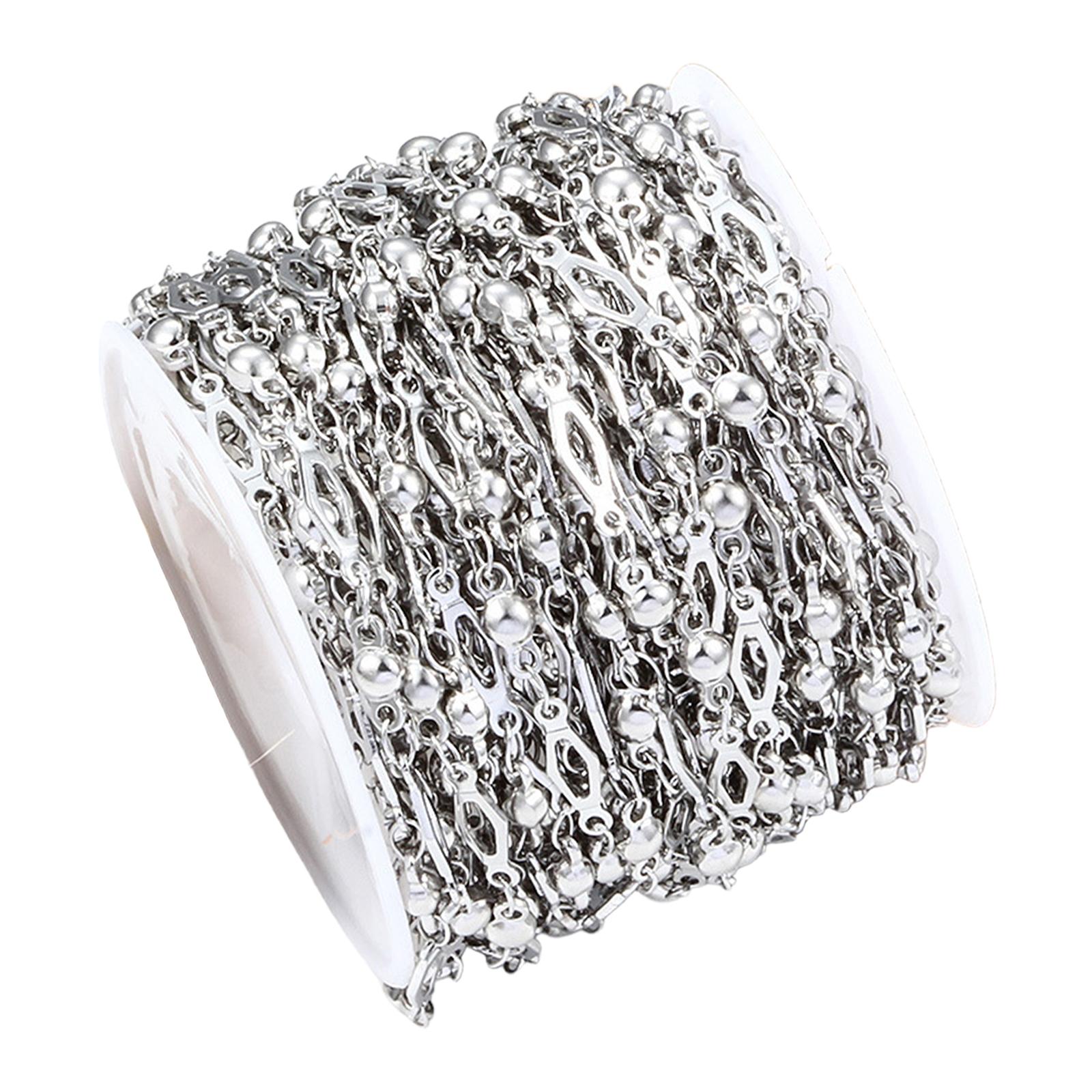Silberne Edelstahl-Kabelketten – Chain Roll Cable Bewertung und Preis