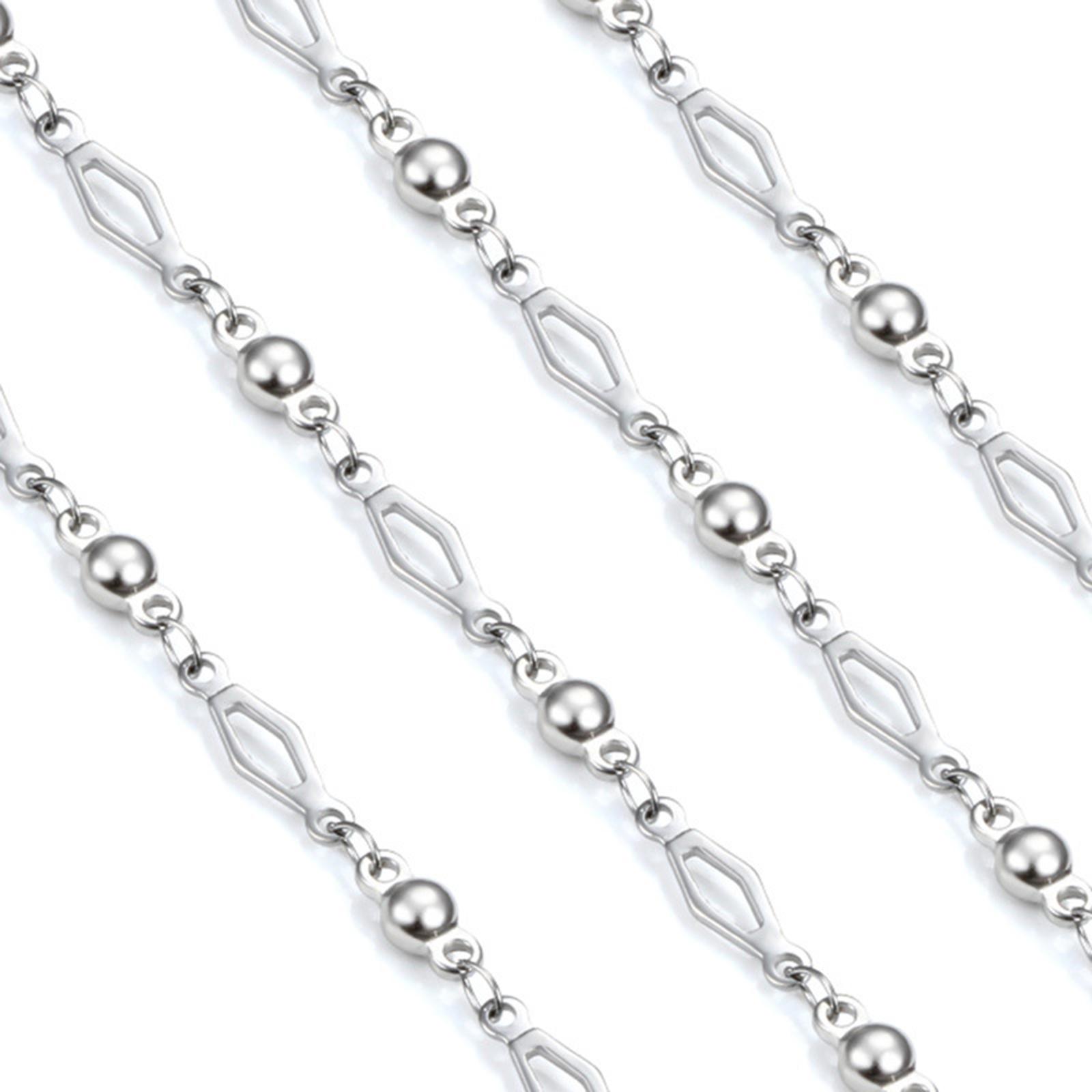 Silberne Edelstahl-Kabelketten – Chain Roll Cable Bewertung und Preis