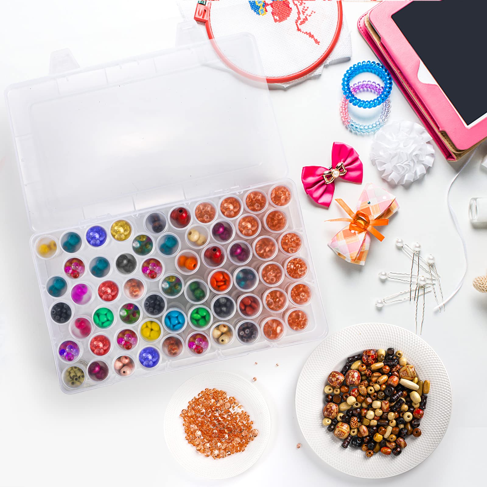 1 Stück 24/30/38/60 Fächer Kun – Jewelry Making Organizer Box Bewertung und Preis
