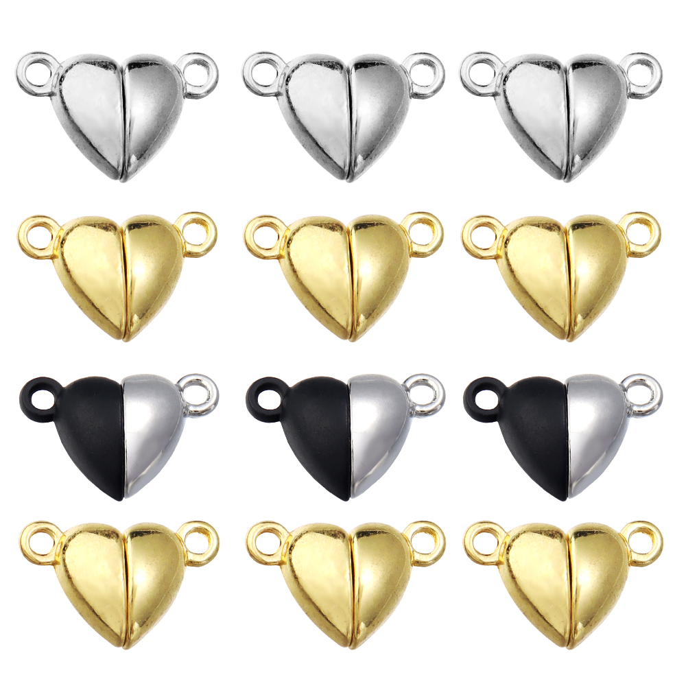 5 Stück/Set Legierung Herzförm – Jewelry Making Hardware Bewertung und Preis