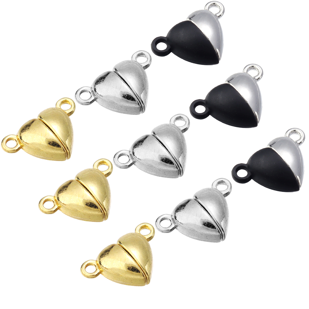 5 Stück/Set Legierung Herzförm – Jewelry Making Hardware Bewertung und Preis