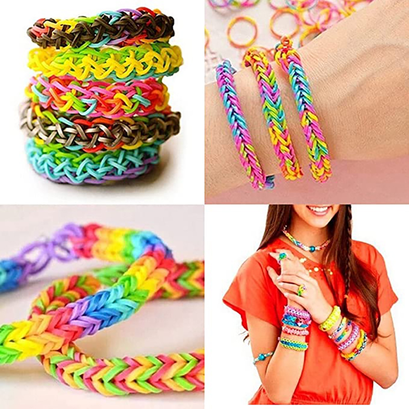 600-teiliges buntes Gummiband- – Jewelry Making Techniques Bewertung und Preis