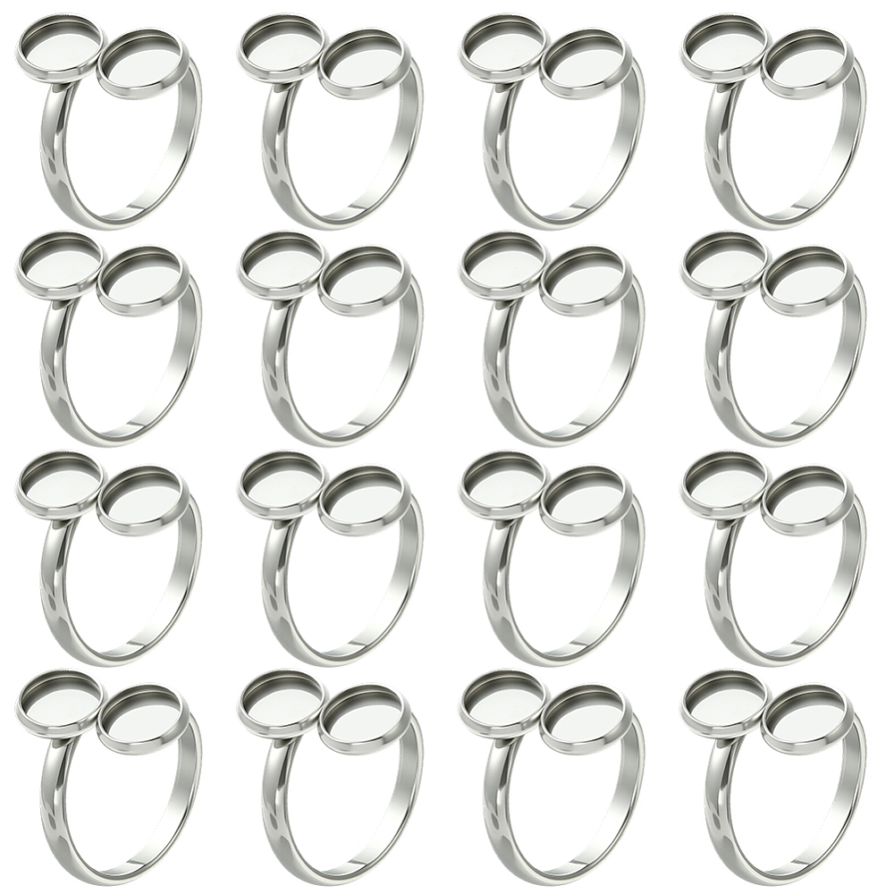 16 Stück Fingerring-Rohlinge 1 – Ring Blank Adjustable Bewertung und Preis