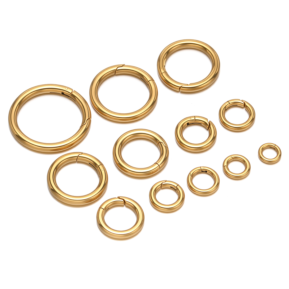 2 Teile/los Runde Federverschl – Jewelry Making Metals Bewertung und Preis