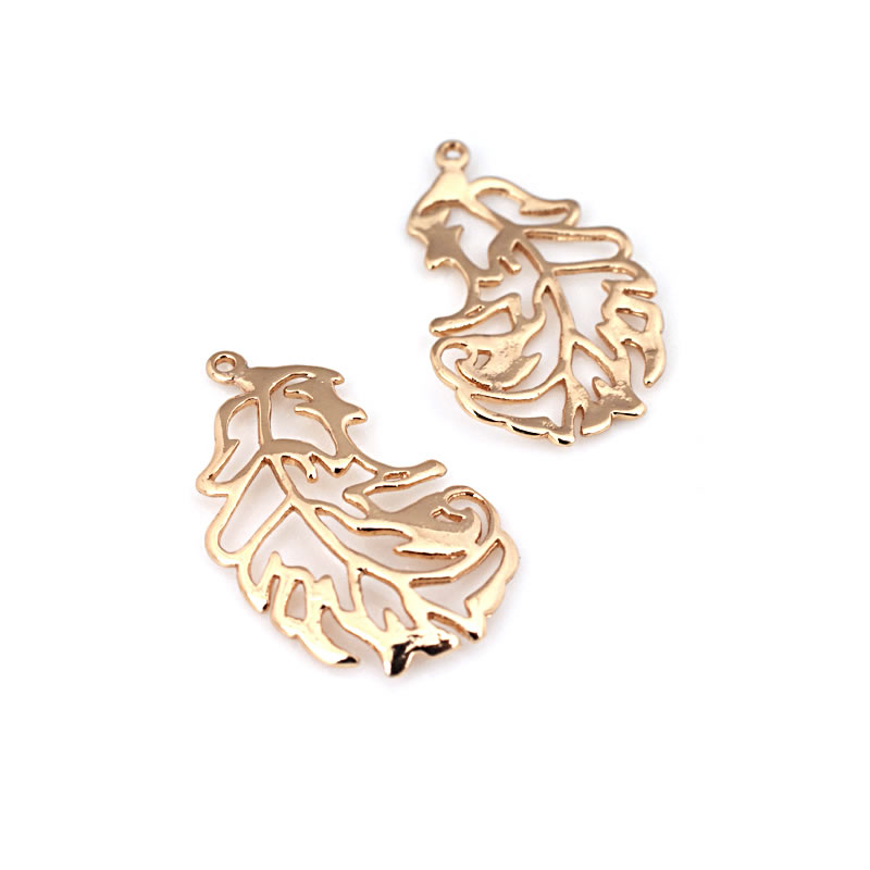 18K Goldfarbene Messing-Anhäng – Jewelry Making Store Bewertung und Preis