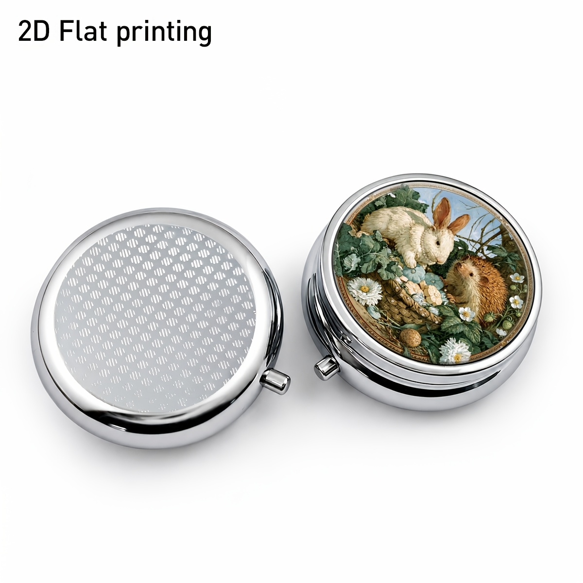 Blumenkorb mit weißen Hasen- u – Jewelry Making Store Bewertung und Preis