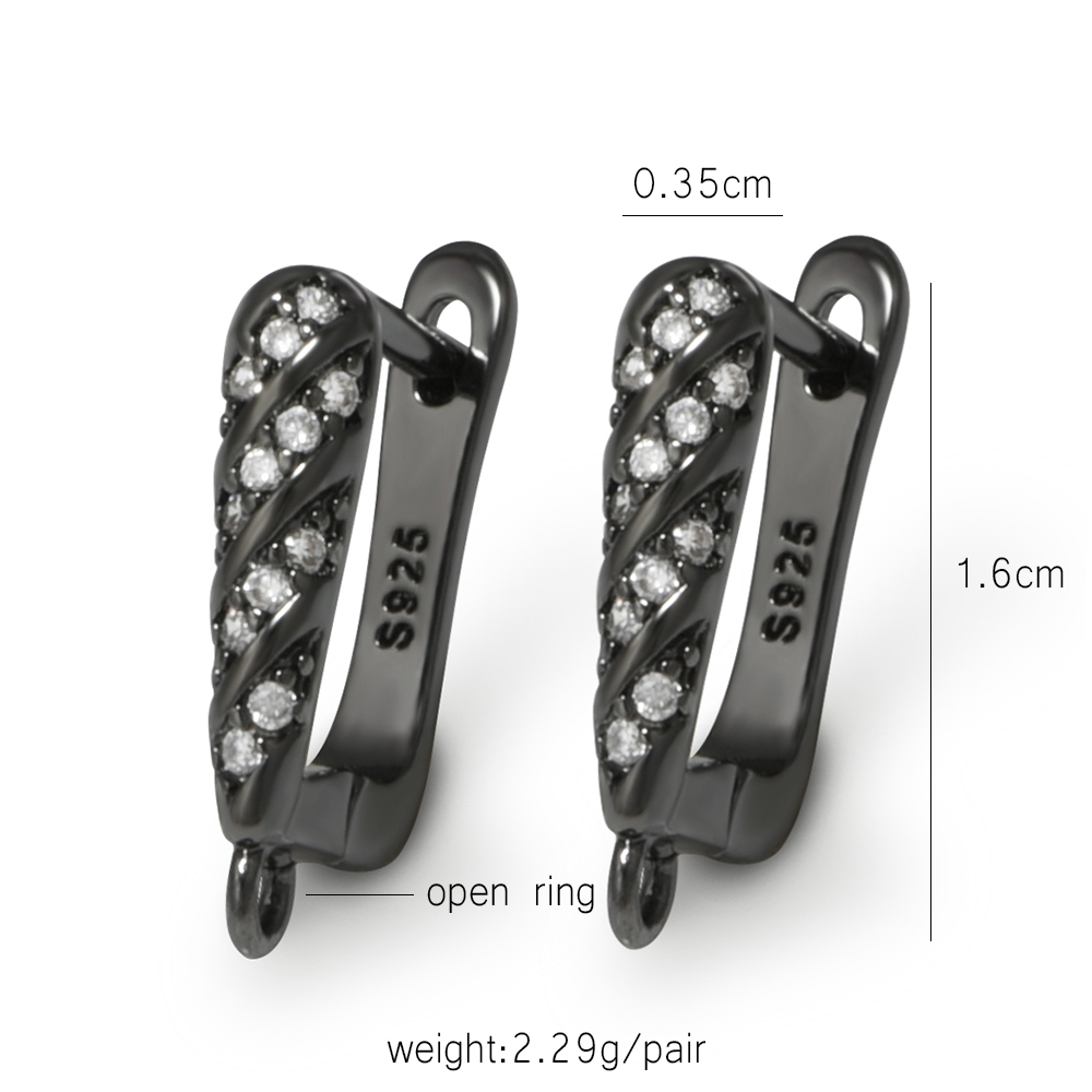 YANASI 1 Paar Waffen-Schwarz M – Jewelry Making Hardware Bewertung und Preis