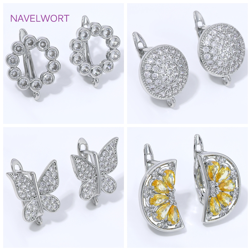 18K Vergoldete Fächerförmige B – Jewelry Making Earring Supplies Bewertung und Preis