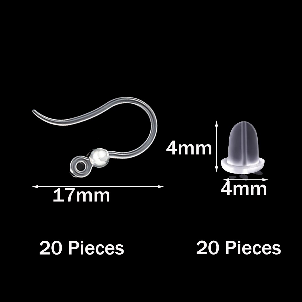 40 Stück durchsichtige Kunstst – Jewelry Making Loops Bewertung und Preis