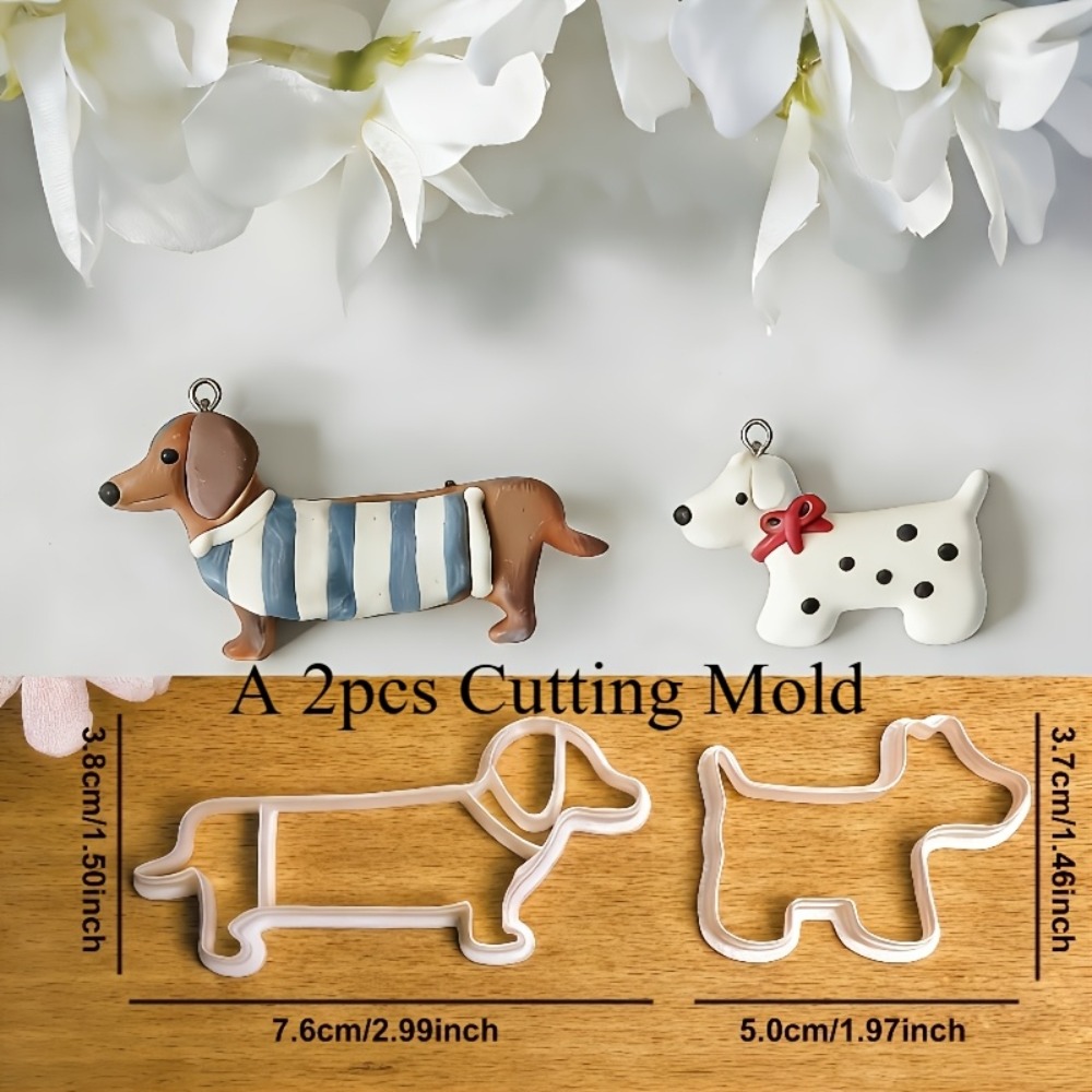2 Sets 6-teilige Cartoon-Hunde – Jewelry Making Techniques Bewertung und Preis