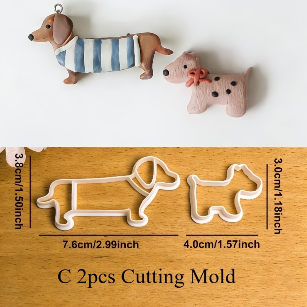 2 Sets 6-teilige Cartoon-Hunde – Jewelry Making Techniques Bewertung und Preis