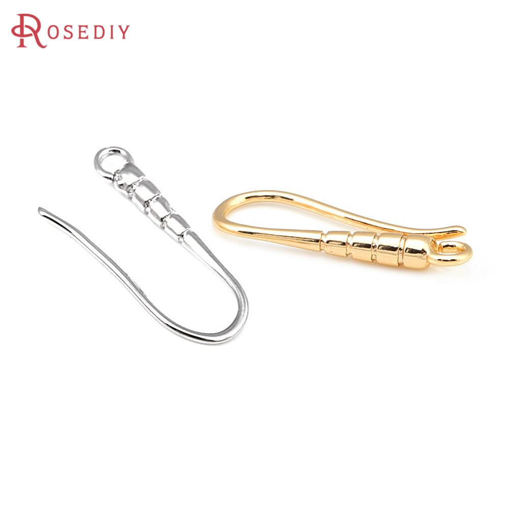 10PCS 19,5x7MM 18K Gold Farbe  – Jewelry Making Earring Supplies Bewertung und Preis